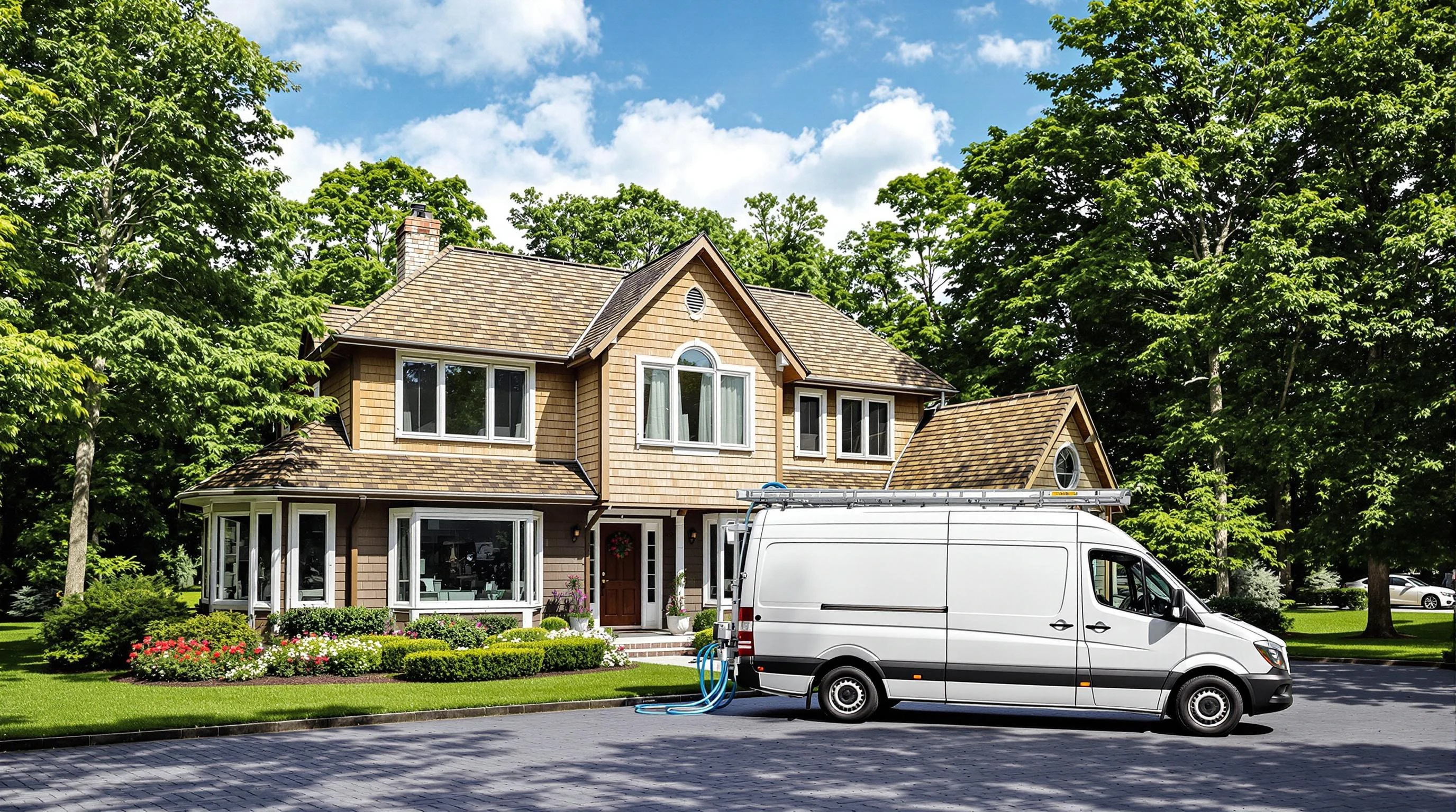 Buford Dryer Vent Cleaning dryer vent cleaning crew working in Flowery Branch, GA
