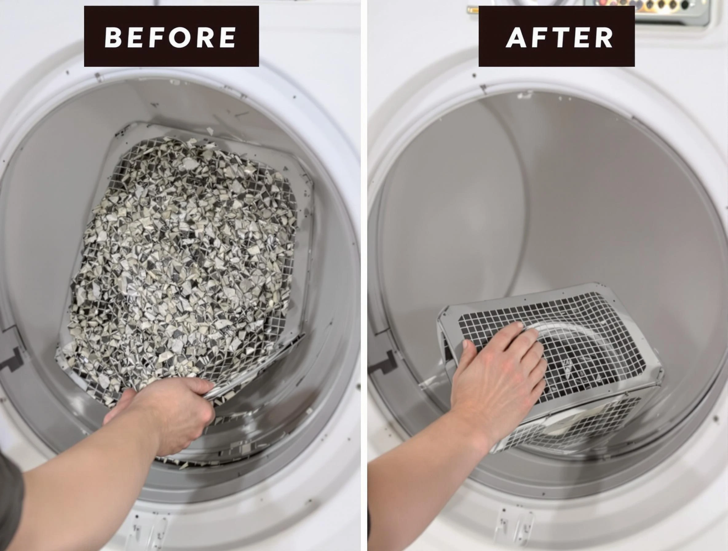 Professional lint trap cleaning by Buford Dryer Vent Cleaning in Buford