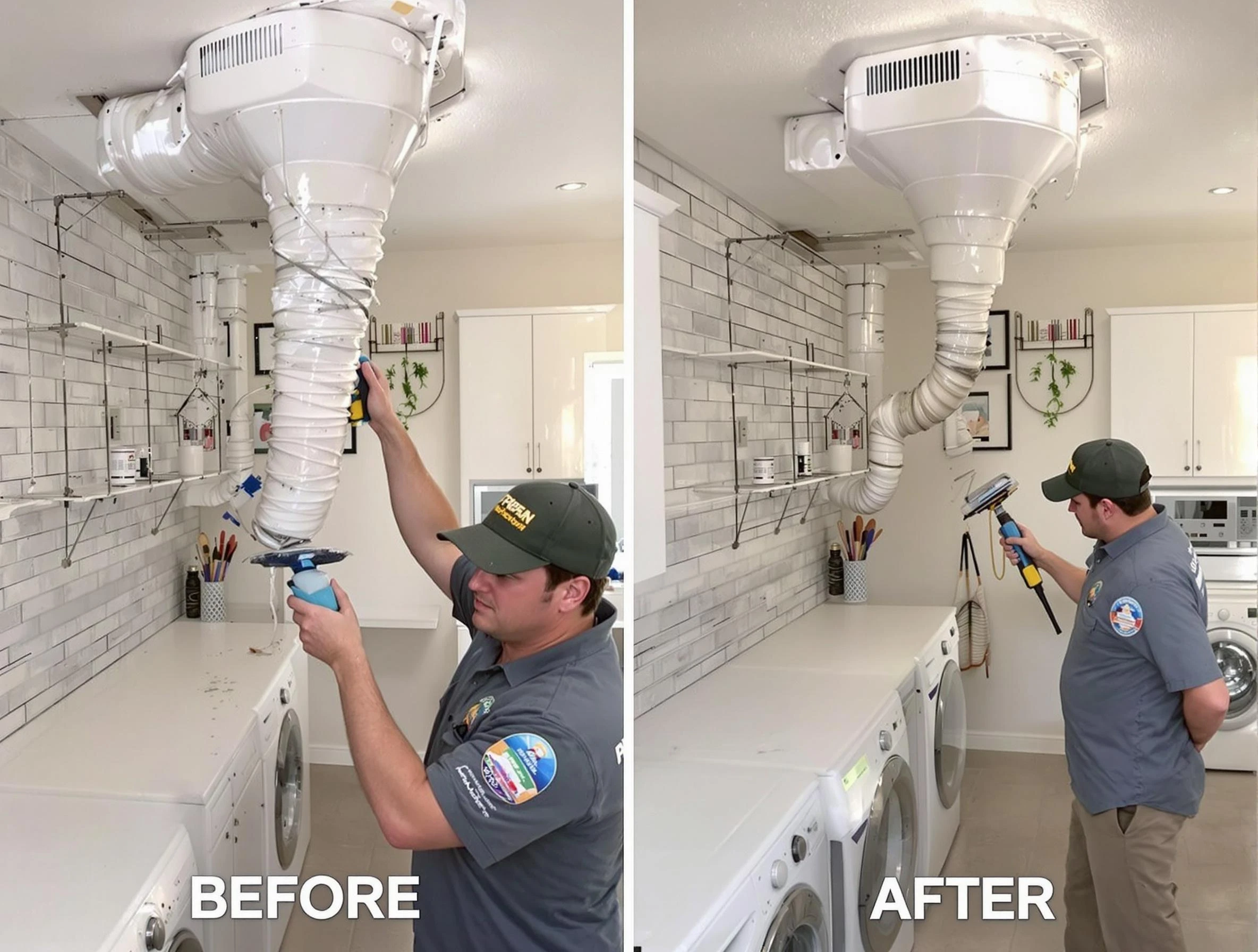 Professional dryer exhaust vent cleaning by Buford Dryer Vent Cleaning in Buford