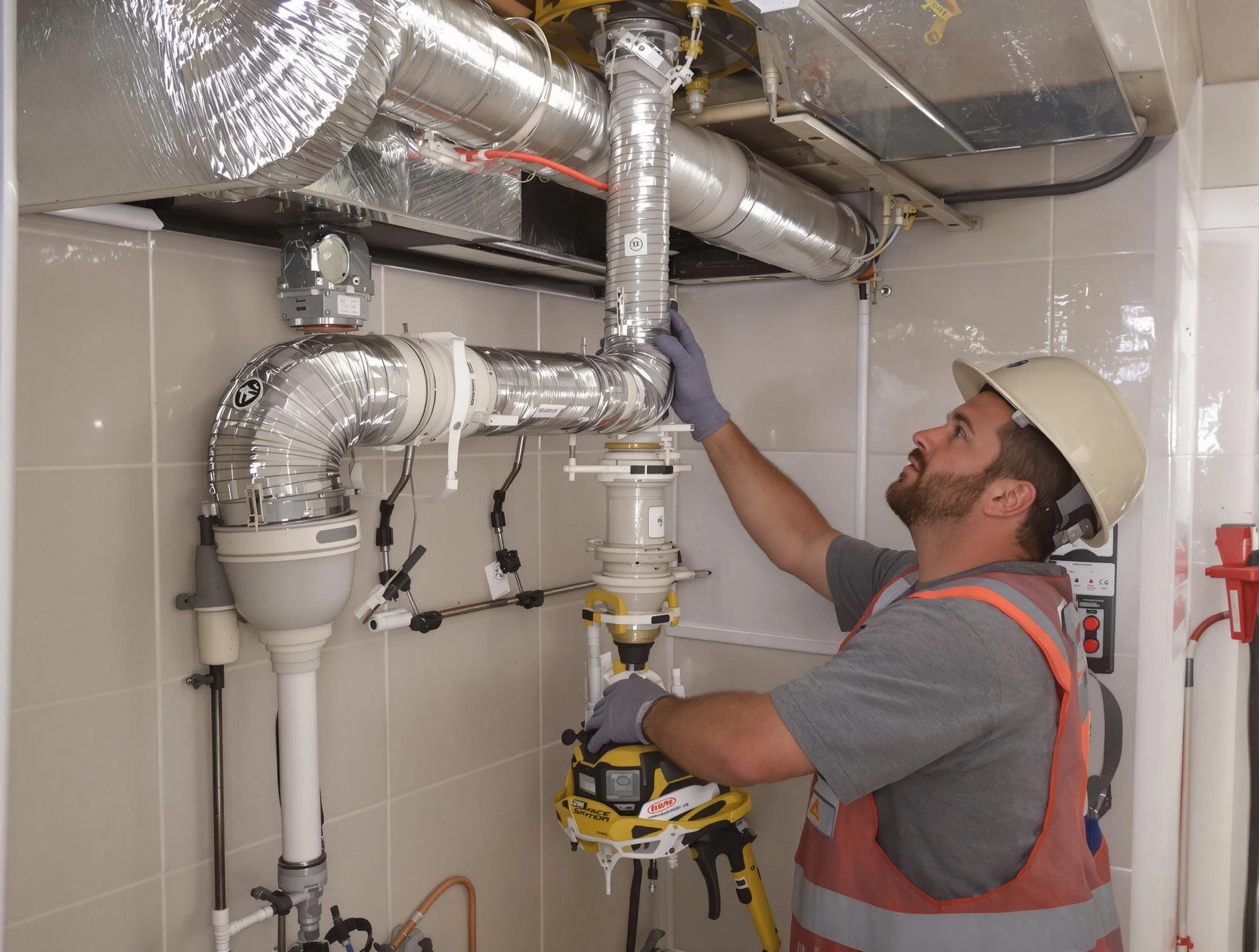 Buford Dryer Vent Cleaning expert performing professional dryer vent repair and installation in Buford